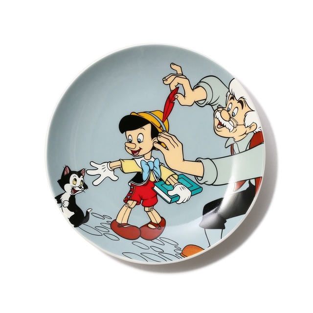 ピノキオ ラウンドミニプレート ブルー 500円