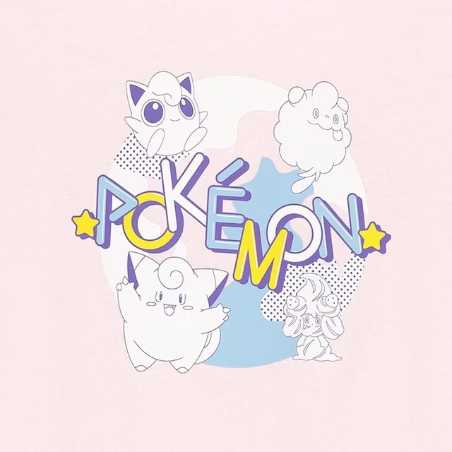 KIDS(男女兼用)グラフィックT(半袖) Pokemon ¥990