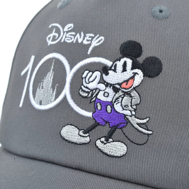ミッキー 帽子・キャップ グレー The Disney100 Platinum Celebration Collection 4,400円
