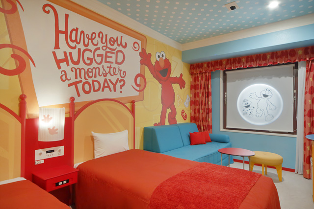 「エルモのハッピー・ルーム」【USJオフィシャルホテルで開催!特別なブッフェ『ヨーロッパ冬のスペシャルグルメフェア ~クリスマス&ニューイヤー~』】