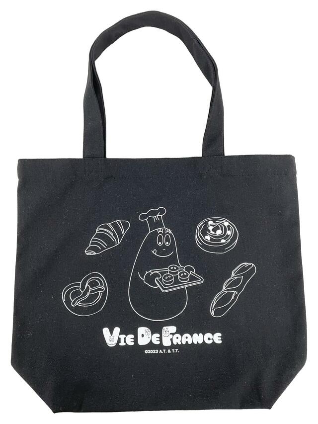 「バーバパパ・コラボトートバッグ（ブラック）」【「バーバパパ」コラボ『HAPPY BAG』】