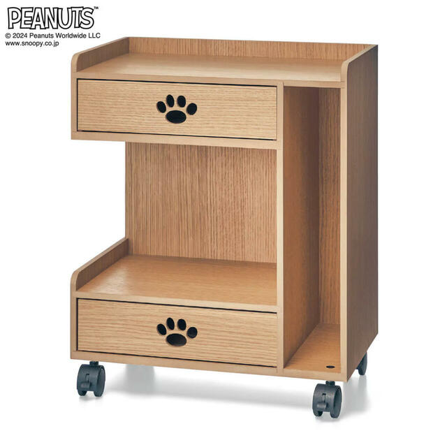 【ベルメゾンのスヌーピーグッズ売上ランキング 8位】「コの字型ワゴン 『スヌーピー』」19,900円（税込）
