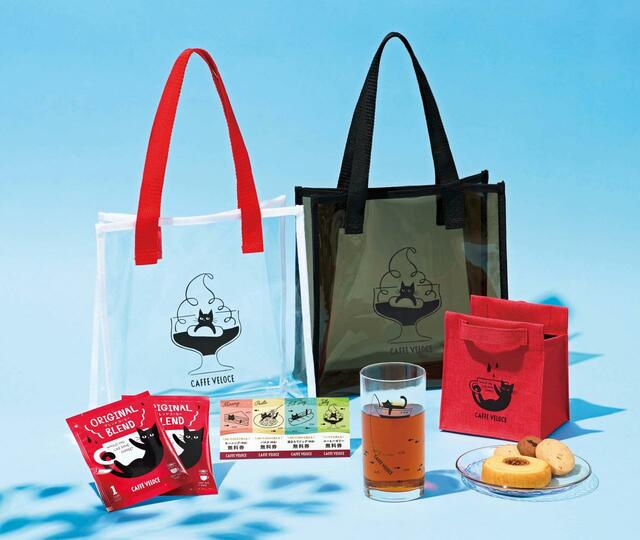 バッグ＆中身のアイテム【カフェ・ベローチェ「サマーバッグ2023」】