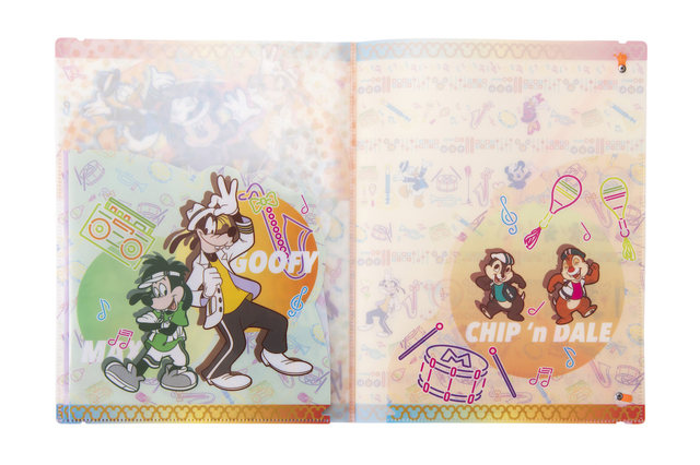 クリアホルダー ¥900｜サイズ：A4 、6ポケット｜東京ディズニーランド「クラブマウスビート」グッズ