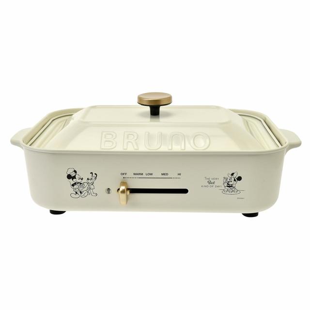 【BRUNO】ミッキー、ミニー、プルート コンパクトホットプレート　10,340円 (税込) © Disney