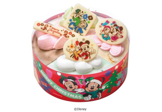 「ミッキー＆フレンズ / クリスマス パレット4（フォー）」＜価格：4,000円（税込）＞【すみっコぐらしやポケモン、ハローキティで特別なクリスマスがはじまる「サーティワン クリスマスケーキ」予約開始】