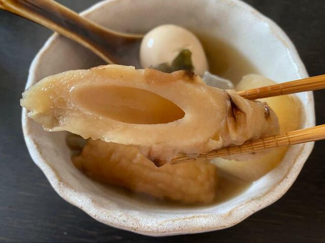 【ヤオコー おでん】とっても柔らかいちくわ