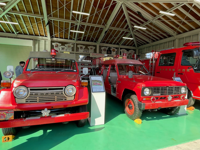 【ユメノバ】消防自動車博物館。展示中の消防車にはすべて乗れるし、ハンドルを握ることもできます