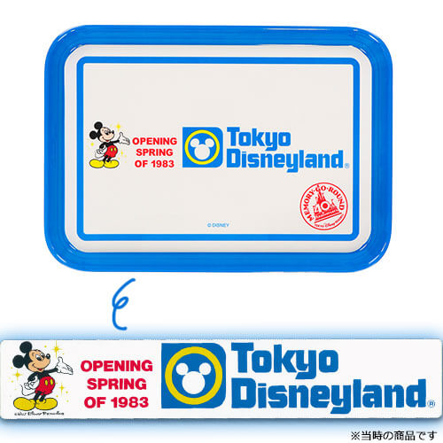 トレー 1,800円|サイズ:縦約20×横約27cm|東京ディズニーリゾート40周年“ドリームゴーラウンド”「MEMORY-GO-ROUND」グッズ|発売日:2023年6月13日(月)|販売店舗:東京ディズニーランド「グランドエンポーリアム」、東京ディズニーシー「エンポーリオ」