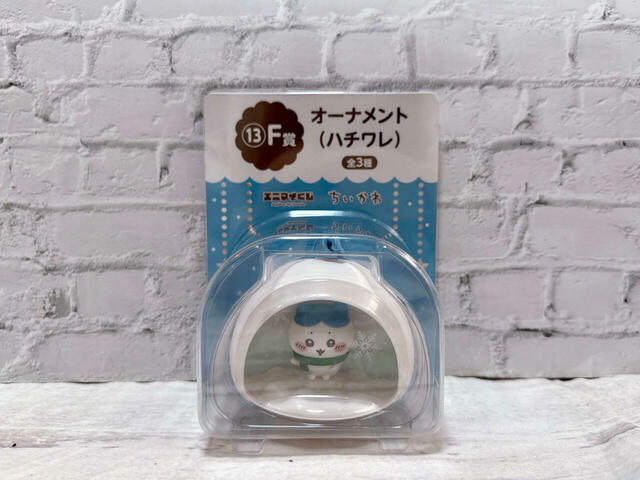 1回目で当てた「F賞:オーナメント(ハチワレ)」