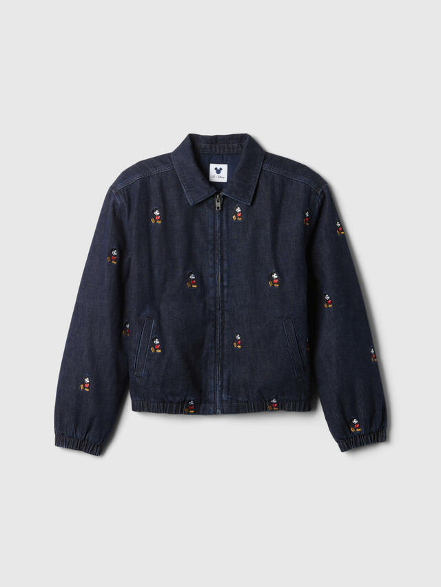デニムジャケット　¥11,900｜Gap x Disney Collegiate