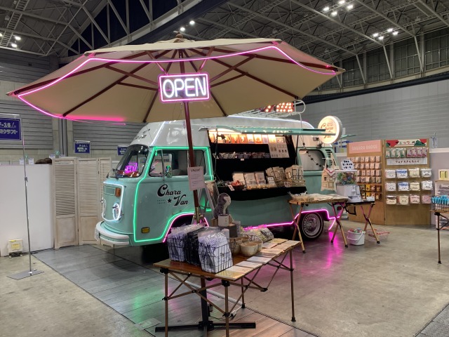 マリモクラフトのキャラバンは映えスポット!