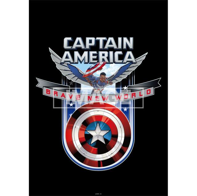 F賞 ポスター｜Happy くじ / MARVEL 『キャプテン・アメリカ:ブレイブ・ニュー・ワールド