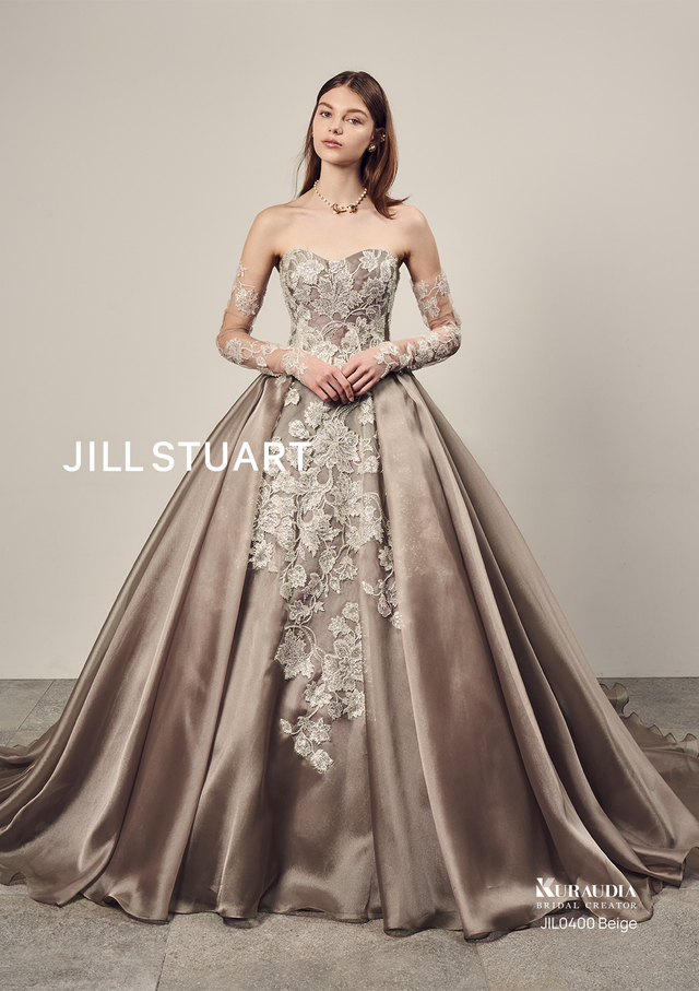 ジルスチュアート 新作ウェディングドレス　JIL-0400_Beige