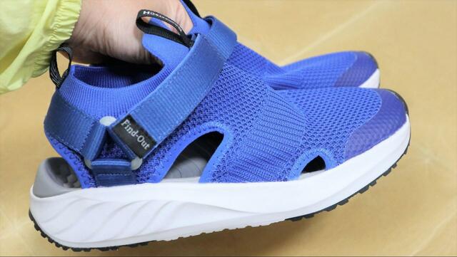 【ワークマン JOG(ジョグ)サンダル】側面の穴のおかげで夏も蒸れない