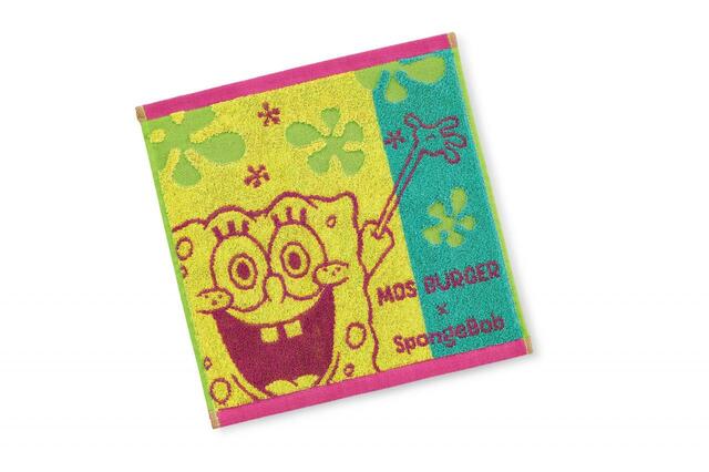 「ハンドタオル」【「モスバーガー×スポンジ・ボブ 春のラッキーバッグ」が数量限定で発売】