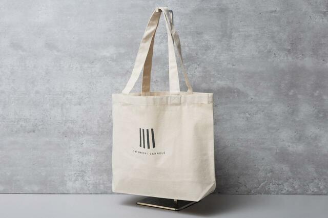 「トートバッグ」＜1,320円(税込)＞【「立町カヌレ」オリジナルグッズ】
