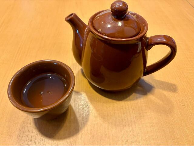 【バーミヤン　日替わりランチ】この急須とカップのセットが、地味に好きなんです