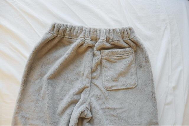 【無印良品 着る毛布パジャマ】ウエストゴムがちょうどいいゆるさ