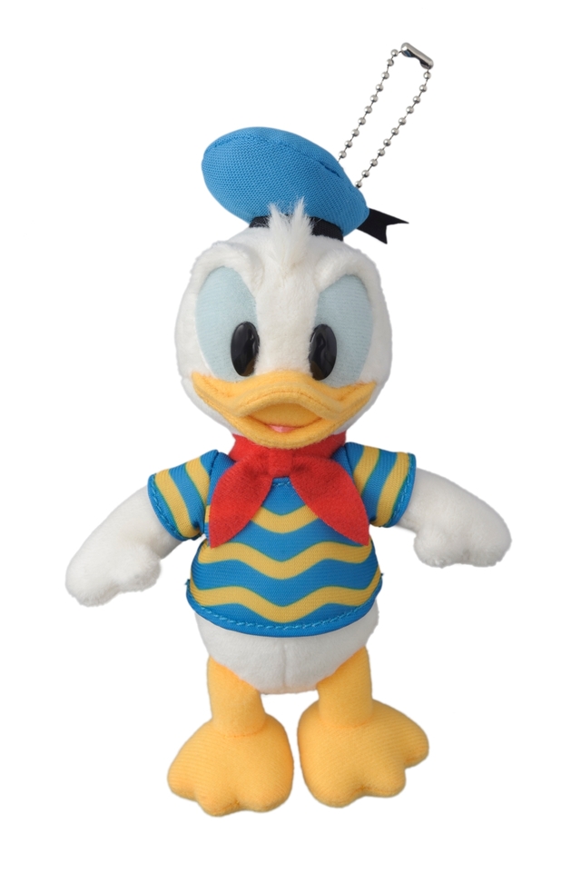 ぬいぐるみバッジ 1,700円｜長さ約16cm｜2017年4月15日（土）発売｜東京ディズニーランド｜ギャグファクトリー／ファイブ・アンド・ダイム