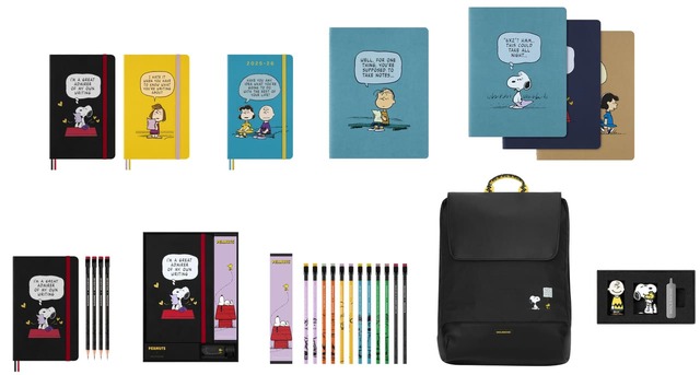 【モレスキン×PEANUTS】スヌーピーたちの世界観がぎゅっと詰まった豪華ラインナップ！