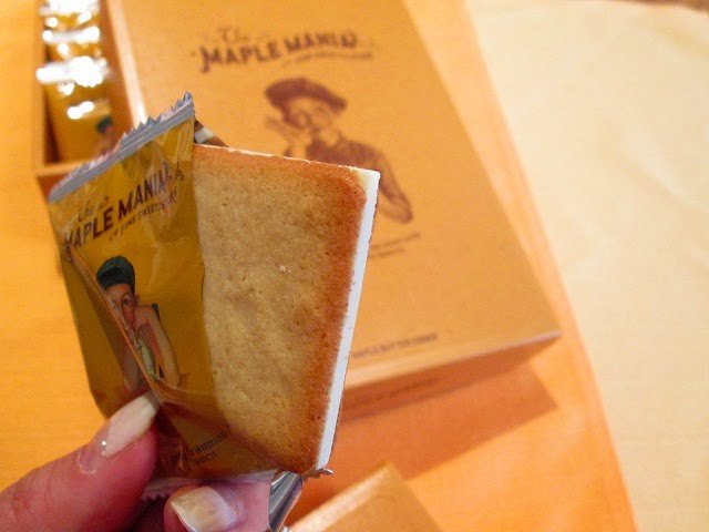 東京駅手みやげ：メープルマニア　メープルバタークッキー　アップ