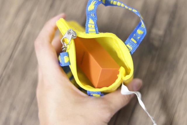 IKEA（イケア）ミニバッグ「クノーリグバッグ イエロー」／ケアアイテムの持ち運びにも◎