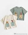 ポケ付きTシャツ 2,970円｜Samansa Mos2 Lagom ディズニーコレクション「くまのプーさん」