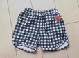 【ファッションセンターしまむら mimorand（みもらんど）ハーフパンツトマトポケット】ギンガムチェックのデザイン