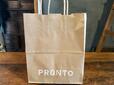 【PRONTO モーニングメニュー テイクアウト】テイクアウトメニューは紙袋に入れてくれます