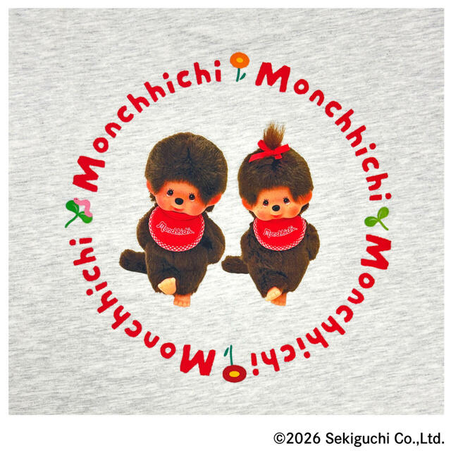 【イオン限定「モンチッチ」プリントＴシャツ】オートミール