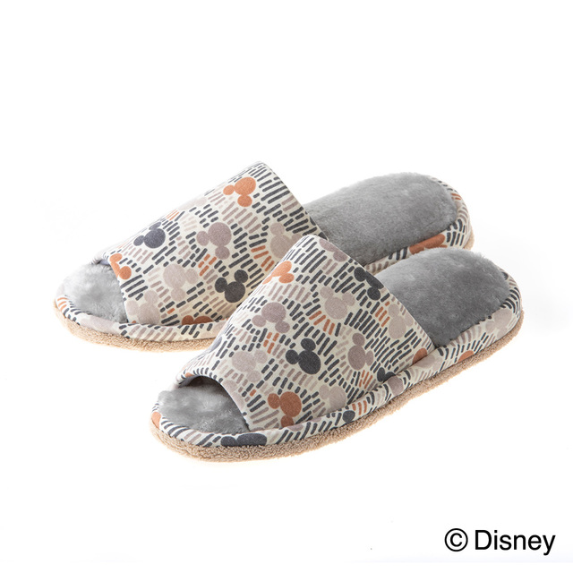 掃除もできるスリッパ＜ミッキーマウス＞