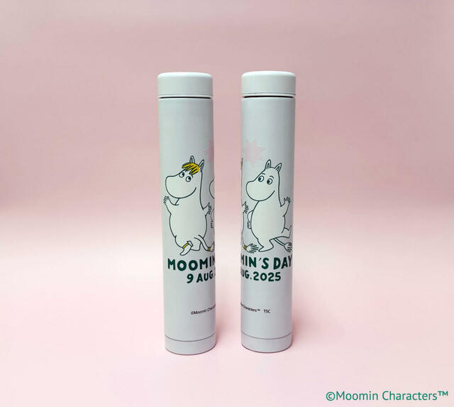 【「ムーミンの日」2025限定グッズ】ムーミンショップ限定 ムーミンの日 スティックボトル/7月中旬~下旬発売予定(税込1,980円)