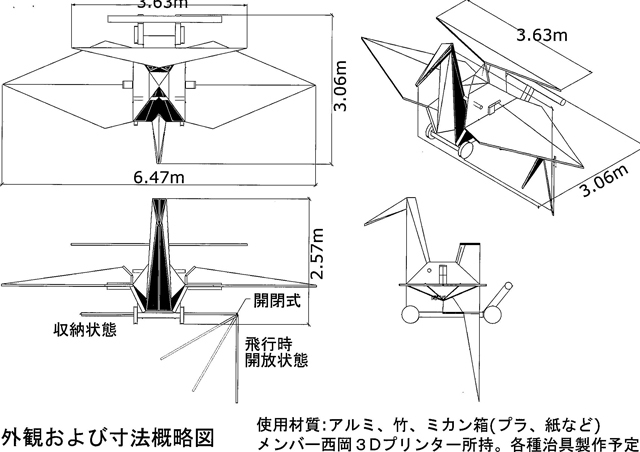 ダース・ベイダーにワンピース「レッドブル・フルーグタグ」出場飛行機の絵コンテ/ORIZURU
