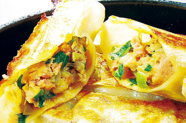 中国家常菜蘭蘭本店　北京鉄板焼餃子　5個540円 