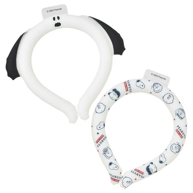 【PLAZA】「スヌーピー PEANUTS アイスループ」2,420円／PEANUTSデザインがかわいい、首掛けタイプのアイスループも販売中　※こちらはPLAZA限定商品ではありません