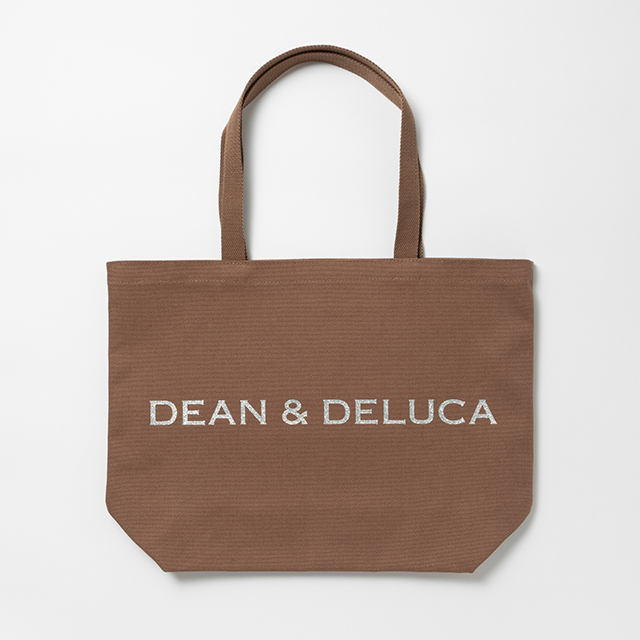 【DEAN & DELUCA チャリティートートバッグ/ココアブラウンL】サイズ:約縦32×横45×マチ13cm