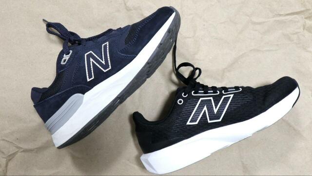 【ニューバランス Walking Fresh Foam X 880 v7】軽量コスパモデル「E430」（写真）と比較。「880」は、靴のほうが足の動きや環境に全対応してくれるという印象です！