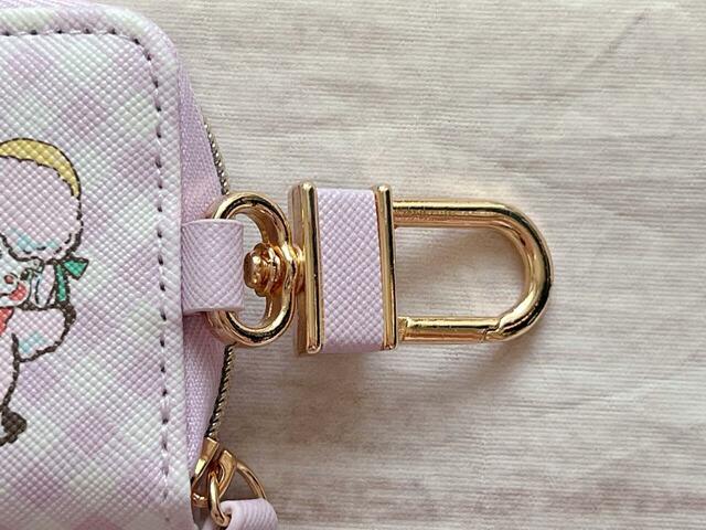 360°回転するカラビナフック付き