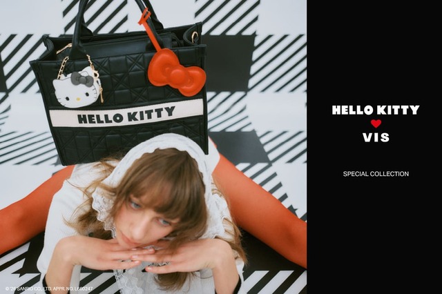 【ハローキティ×VIS】少し大人っぽくおめかしした「ハローキティ」＆「ディアダニエル」を描いた限定コレクション登場