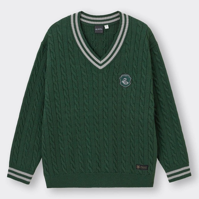 【GU「ハリー・ポッター」スペシャルコレクション】「Vネックセーター Harry Potter」￥2,990