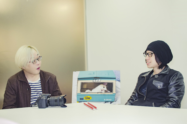 前田さんと煉さん　撮影：田中真由