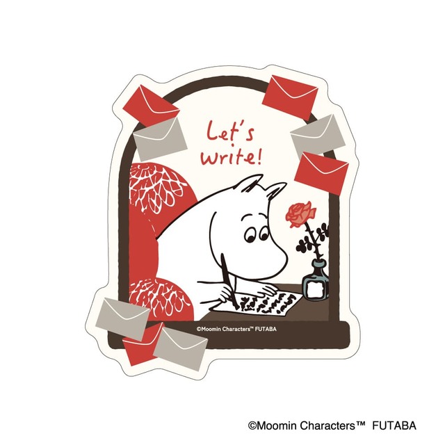 【ムーミン/ムーミン限定アートグッズ】「ダイカットステッカー」商品サイズ:約W60×H80mm以内 385円