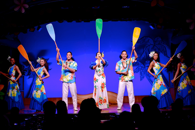 ７本のパドルで虹が完成！