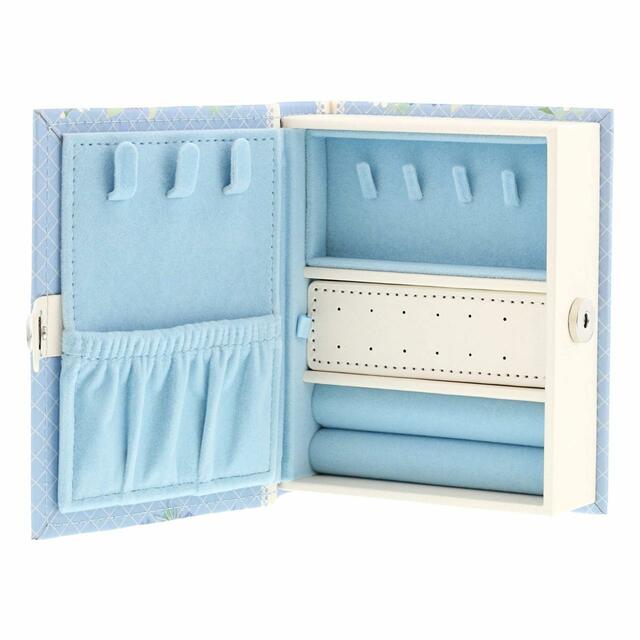 アクセサリーケース 4,800円｜サイズ：縦約4×横約11×高さ約13cm｜東京ディズニーリゾート「Disney Blue Ever After」グッズ｜発売日：2023年5月25日（木）｜販売店舗：東京ディズニーランド「ディズニー＆カンパニー」、東京ディズニーシー「ベッラ・ミンニ・コレクション」