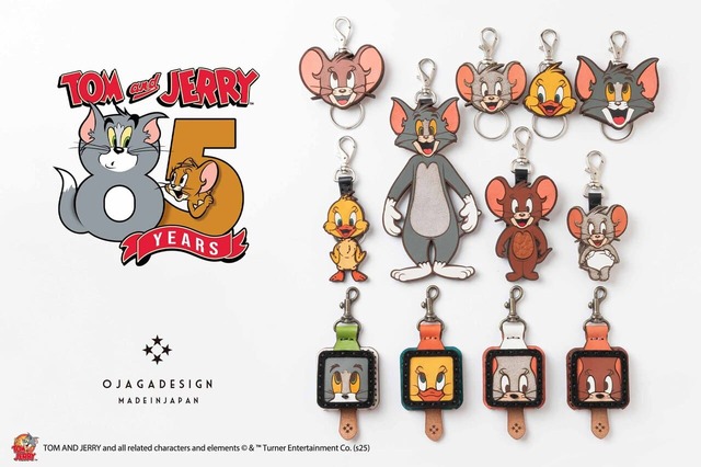 【トムとジェリー×OJAGA DESIGN】「OJAGA DESIGN トムとジェリー レザーアイテムコレクション（85YEARS）」誕生！