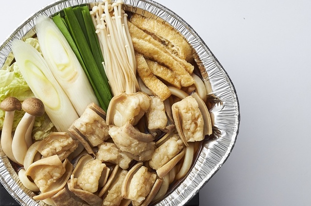 たっぷり牛モツ鍋(うどん入)