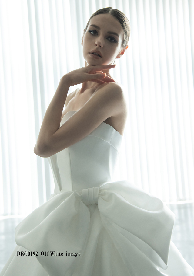 新作ウェディングドレスコレクション「Clef a decor-クレアデコール」DEC0192_Offwhite