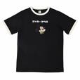 ミッキー 半袖Tシャツ リンガー ブラック DISNEY レトロ喫茶 4,950円