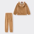 KIDS(男女兼用)マシュマロフィールラウンジセット(長袖) ¥3,490｜GUディズニー「チップ＆デール」コレクション